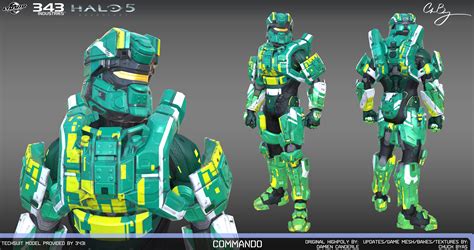 Chuck Byas Halo 5 Guardians Commando Armor