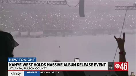 Kanye West Holds Event At Mercedes Benz Stadium Youtube