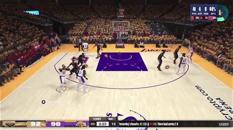 Nba 2k24 Lakers 🆚 Pelicans Western First Round Game 1 Youtube