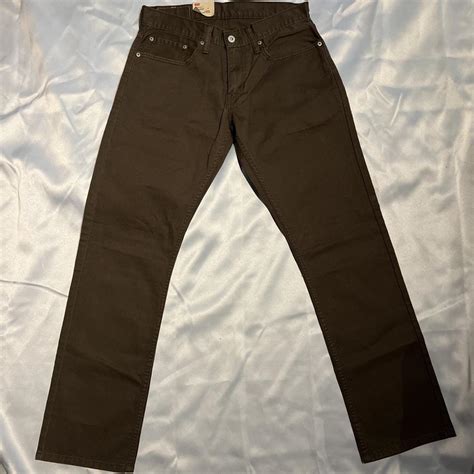 514 Mens Brown Levi Jeans Condition Brand New Depop