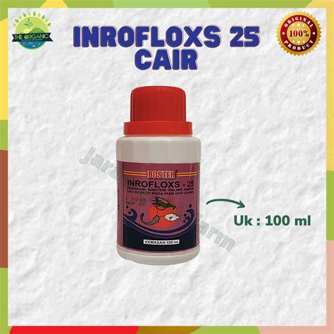 Jual BOSTER INROFLOXS 25 ENROFLOXACIN CAIR ANTIBIOTIK IKAN Shopee