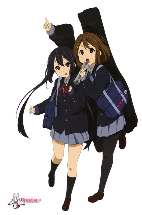 Render Hirasawa Yui And Nakano Azusa By Nio Nyan On Deviantart