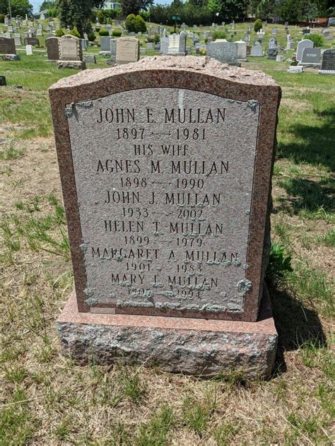 John Edward Mullan Find A Grave Memorial