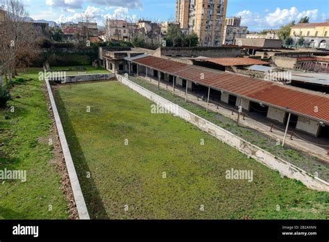 Oplontis Villa of Poppea - the large swimming pool Stock Photo - Alamy