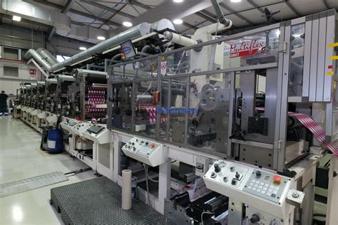 OMET MULTIFLEX UN 420 420 FP 7 Colours Flexo Label Press Delam Relam