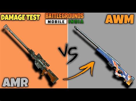 AMR Vs AWM Which Is The Best Sniper Rifle In BGMI