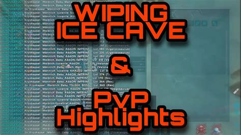 Wiping Ice Cave Pvp Highlitghs Invictustr Ark Official Pvp Ps