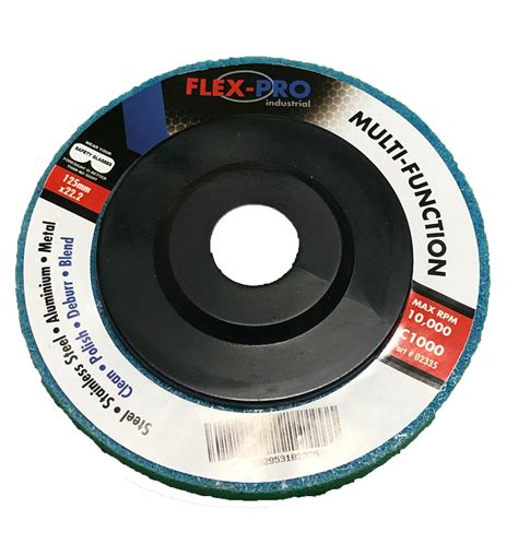 Polishing Disc For Metal 5 Blue 1000g Flex Pro Robsons Tool King Store