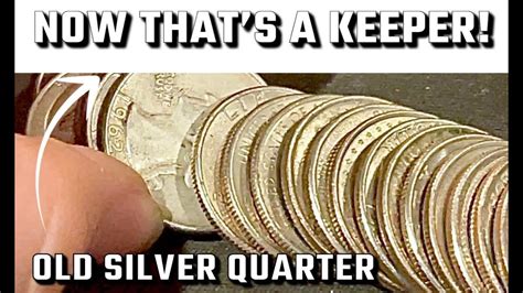 Old Silver Quarter Found Coin Roll Hunting Quarters Hunt And Fill