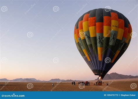 Hot Air Balloon Sunrise Editorial Photography Image Of Basket 109475772