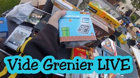 Vide Grenier Live Des Trouvailles Pas Cher Et Cher Youtube