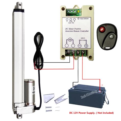 Actuador lineal y Jog Auto Lock Interlock controlador inalámbrico y