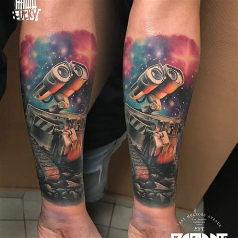 Tatua Wall E Autor Lucky Tattoo Dziarownia Pl