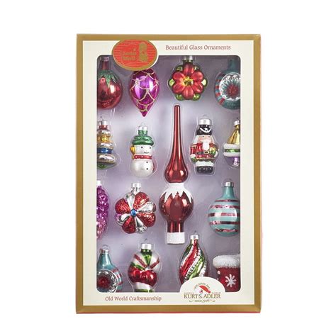 Early Years Miniature Glass Ornaments 12-Piece Box Set Mini C1984 ...