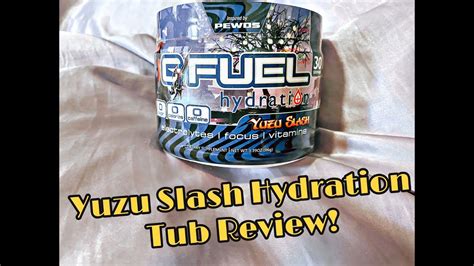 Yuzu Slash Hydration G Fuel Review Pewdiepie Youtube