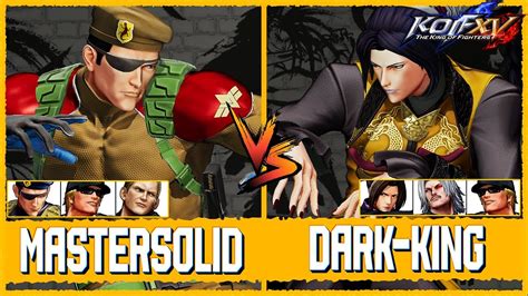 KOF XV Mastersolidus Clark Heidern Geese Vs DarkKing Doulon Clark