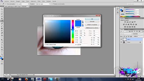 Como Cambiar El Color De Los Ojos En Photoshop YouTube