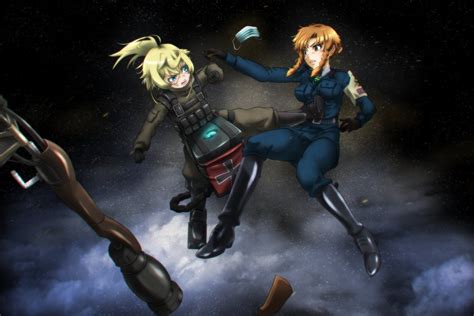 Tanya Degurechaff And Mary Sue Youjo Senki Drawn By Genyagenya67