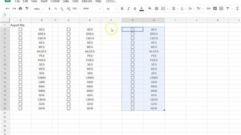 How To Create Checkboxes In Google Sheets YouTube