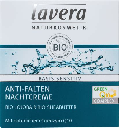 Lavera Nachtcreme Basis Sensitiv Anti Falten Q Ml Dauerhaft