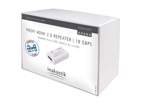 Inakustik Exzellenz Profi Hdmi Repeater Gbps