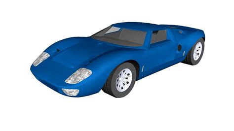 Ford Gt40 3d Model