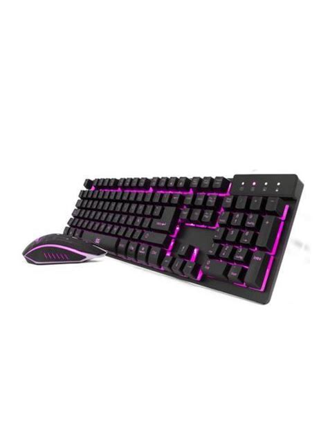 Kit Gamer De Teclado Y Mouse Vorago Km Alambrico Usb Negro Espanol