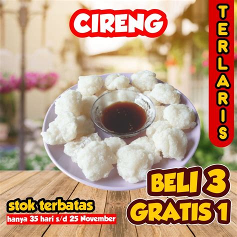 Jual Cireng Isi Biji Bumbu Rujak Kuah Khas Bandung Frozen Food