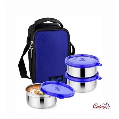 Stainless Steel Calvy Surprise Zip Lunch Box At Rs Piece In Kasganj