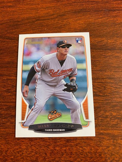 2013 Bowman 215 Manny Machado Rookie Card EBay