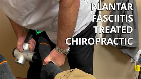 Plantar Fasciitis Chiropractic Treatment Lacey Youtube