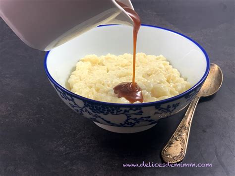 Riz au lait et son caramel au beurre salé Les Délices de Mimm