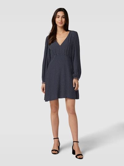 Tommy Hilfiger Minikleid Aus Viskose Mit Polka Dots Marine Online Kaufen