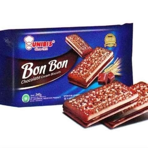 Jual Unibis Bon Bon Chocolate Cream Biscuits Biscuit Bonbon Unibis