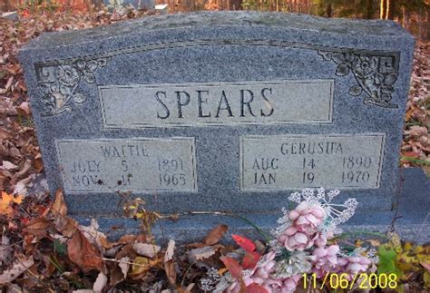 Gerusha Scragg Spears Homenaje De Find A Grave