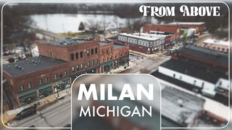 Milan Michigan Aerial Footage From Above Youtube