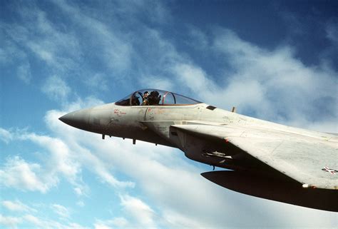 An Air To Air Left Side View Of A 36th Tactical Fighter Wing F 15c