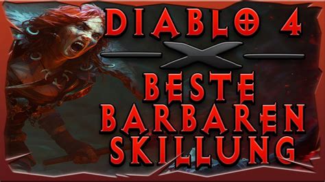 Diablo Beste Barbar Skillung Bis Stufe Beta Youtube