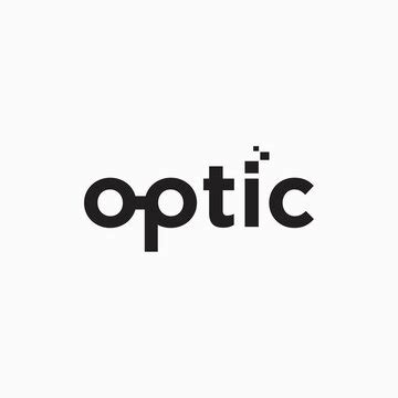 optic logo black