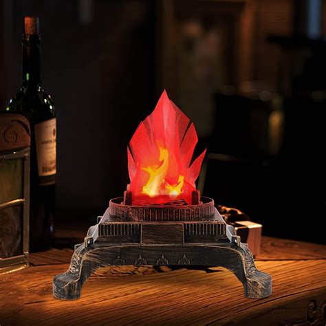 3D LED Fake Fire Flame Effect Light Color You Fake Campfire Lamp With