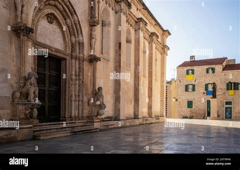 Catedral De Santiago En Sibenik Croacia Catedral De St James Es El