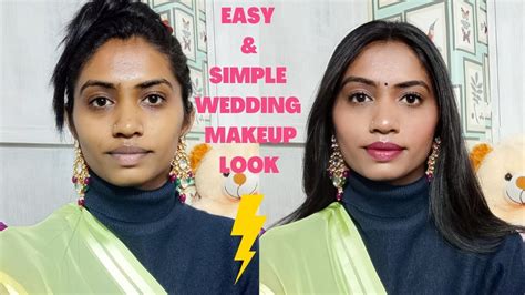 Easy Simple Wedding Make Up Tutorial Make Up On Brown Skin Payal