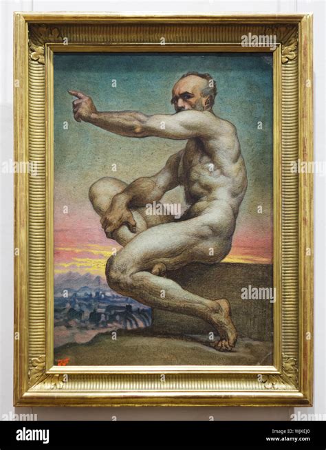 Painting Naked Self Portrait Self Portrait In Creationist Pose By