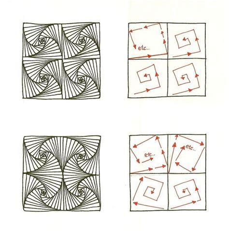 How To Draw Zentangle Patterns Step By Step At Drawing Tutorials