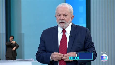 Debate Na Globo Lula quebra silêncio sobre censura na Jovem Pan