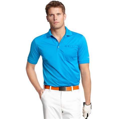 Lyst - Izod Slim Fit Pocket Polo Shirt in Blue for Men