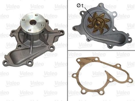 Valeo Water Pump For Nissan Almera Ii Tino Primera X Trail Ad