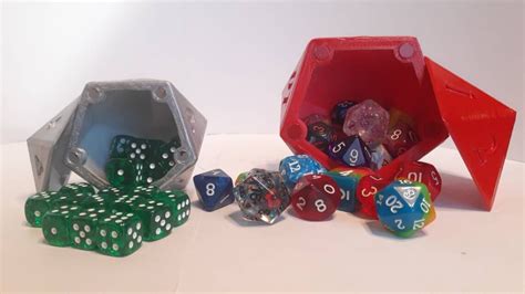 D20 Countdown Dice Container Etsy