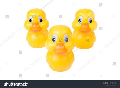 Plastic Yellow Duck Toy Isolated On Stock Photo 1403779478 Shutterstock