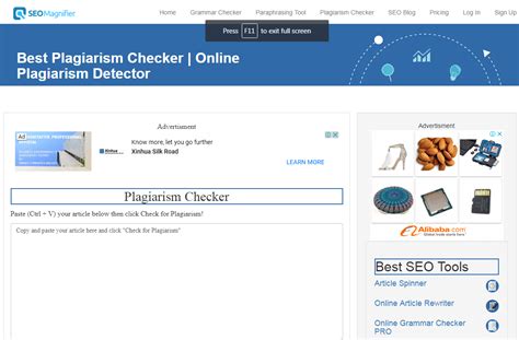 Online Plagiarism Checker Best Plagiarism Detector Seo Magnifier